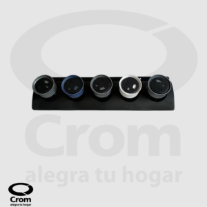 Especiero de Vidrio Set x5 con Soporte Colgante