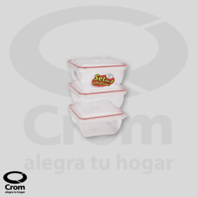 Set x 3 Herméticos New Clipper 630 ml