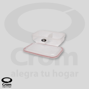 Hermético New Clipper Rectangular 3,9 L con Divisor