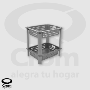 8-8005 Set x 2 canastos uno arriba de otro