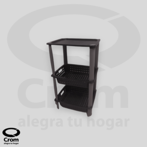 Estante Modular + 2 Canastos Rectangulares